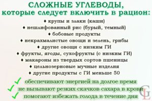 Сложные углеводы