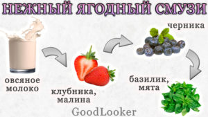 Нежный ягодный смузи