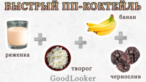 Быстрый ПП-коктейль