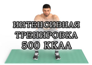 Интенсивная тренировка на жиросжигание на 500 ккал для мужчин и женщин