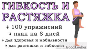Топ-100 упражнений на растяжку и гибкость + готовый план на 8 дней